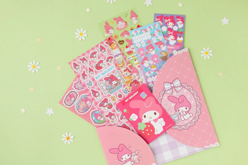 Sanrio Journal Scrapbook Stickers with Envelope