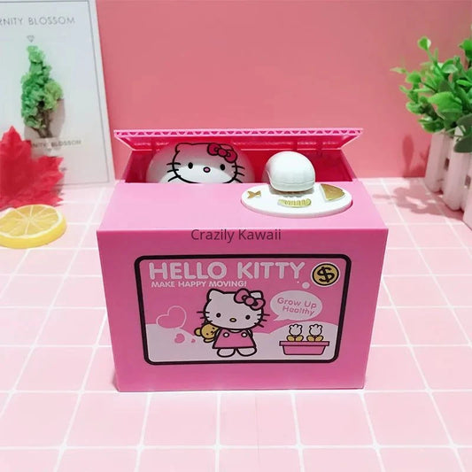 Hello Kitty Coin Piggy Bank with Music Effect