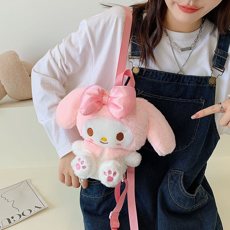 My Melody Plush Mini Backpack (Only Cash Pouch Edition)