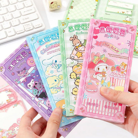 Sanrio Tri-fold Sticky Notes