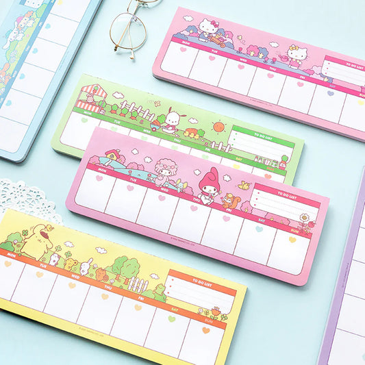 Sanrio Weekly Planner Pad -To Do List