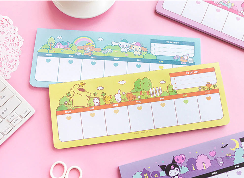 Sanrio Weekly Planner Pad -To Do List