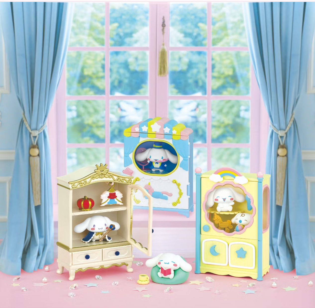 Hello Kitty And Friends Blind Box Mini Figures (Cinnamoroll Secret Closet)