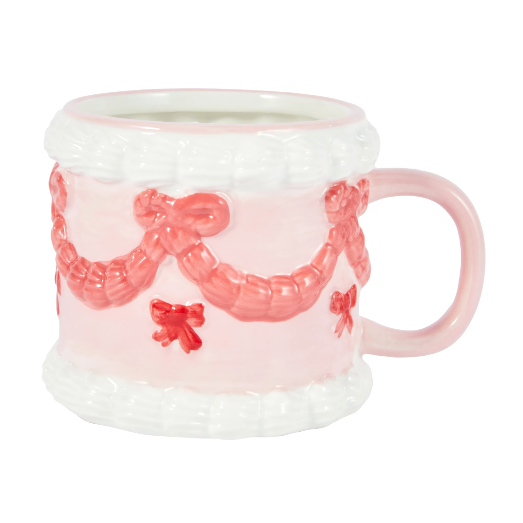 Pinterest Handpainted Coquette Cake Ceramic Mug