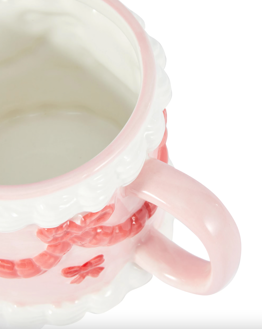 Pinterest Handpainted Coquette Cake Ceramic Mug