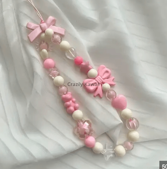 Pintresty Bow/Strawerry  Phone Lanyard