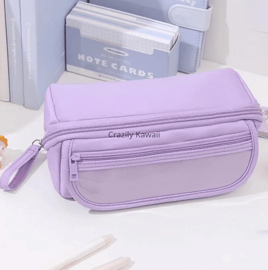 Kawaii/Sanrio Wide Open Zipper Pencil Pouch