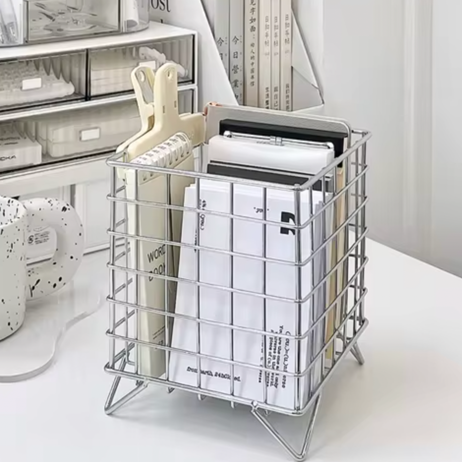 Multifunctional Square Iron Storage Basket