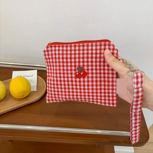 Cherry Print Kawaii Coin Purse