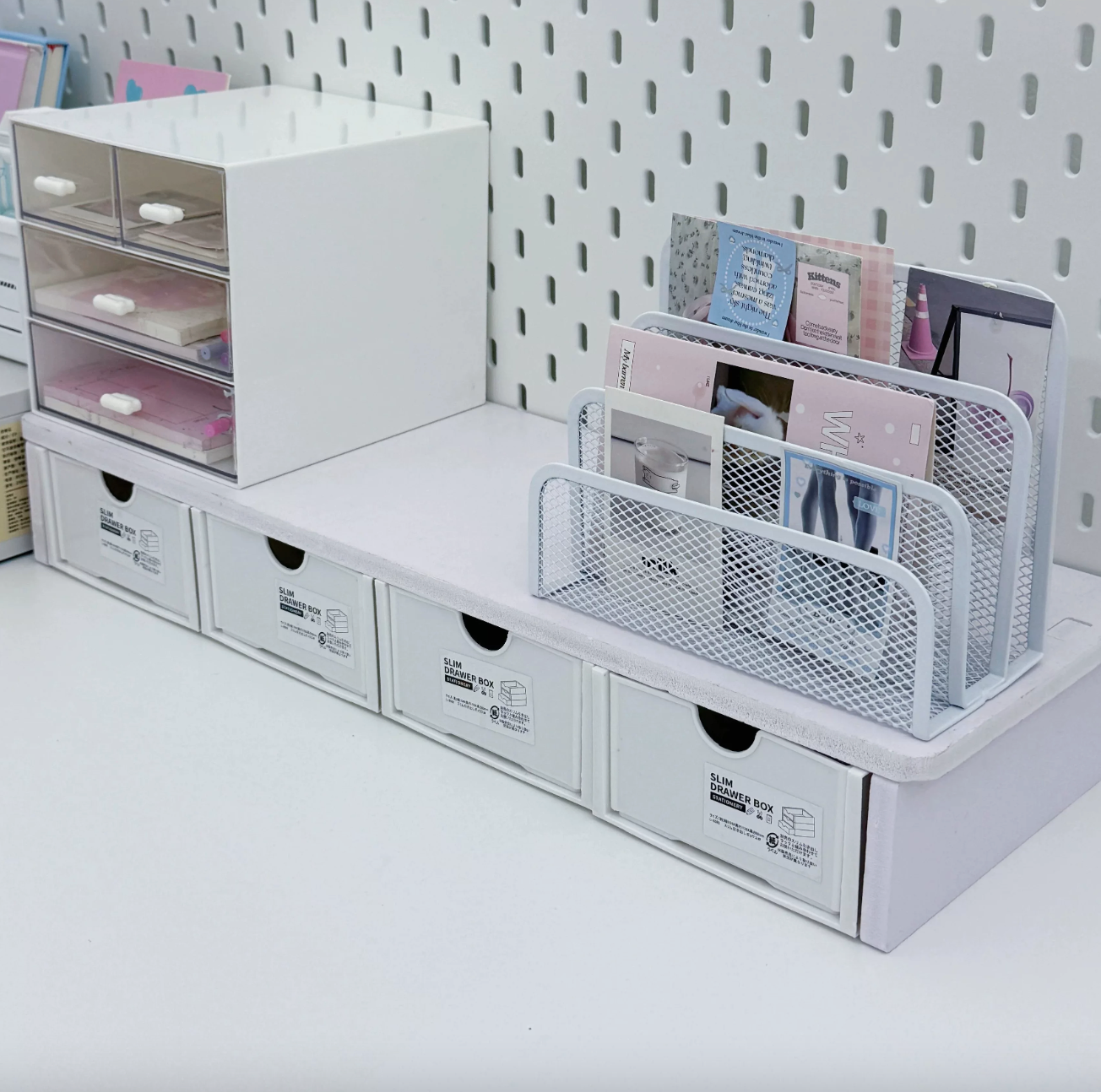 Desk Organiser With 4 Drawers - DIY