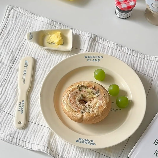 Weekend Plan Series Ceramic Set - Set Of 3