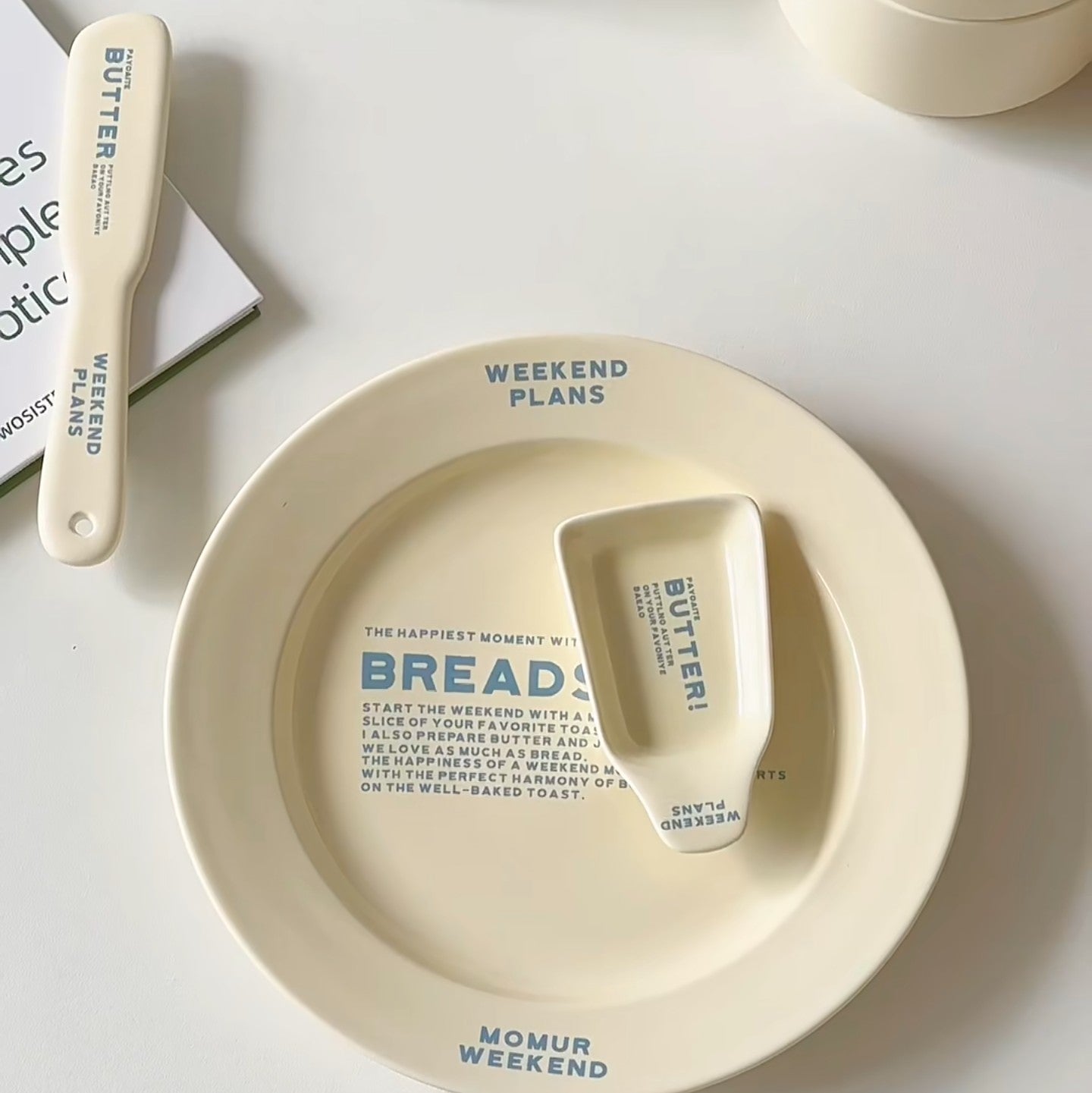 Weekend Plan Series Ceramic Set - Set Of 3