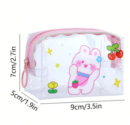 Kawaii Transparent Coin Pouch