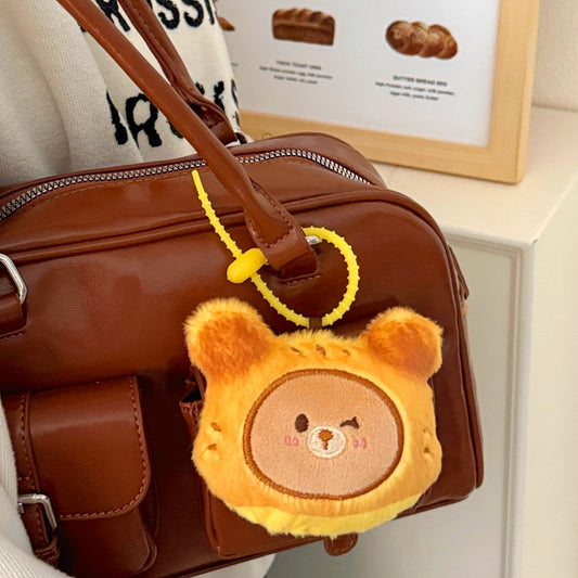 Bear Cake Plush Keychain