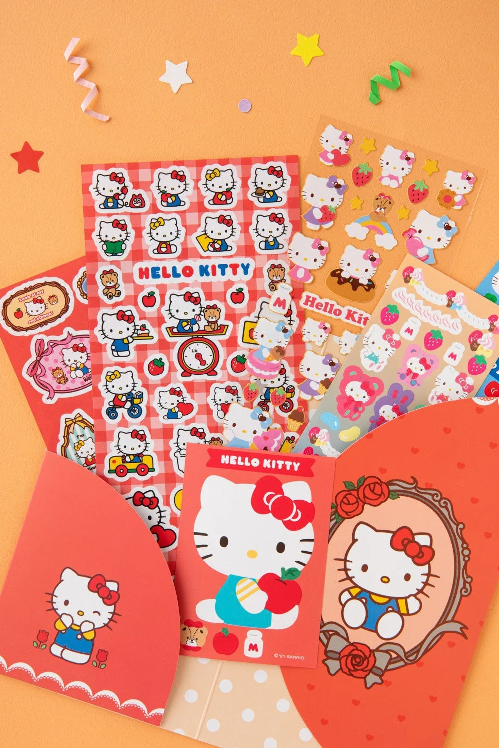 Sanrio Journal Scrapbook Stickers with Envelope