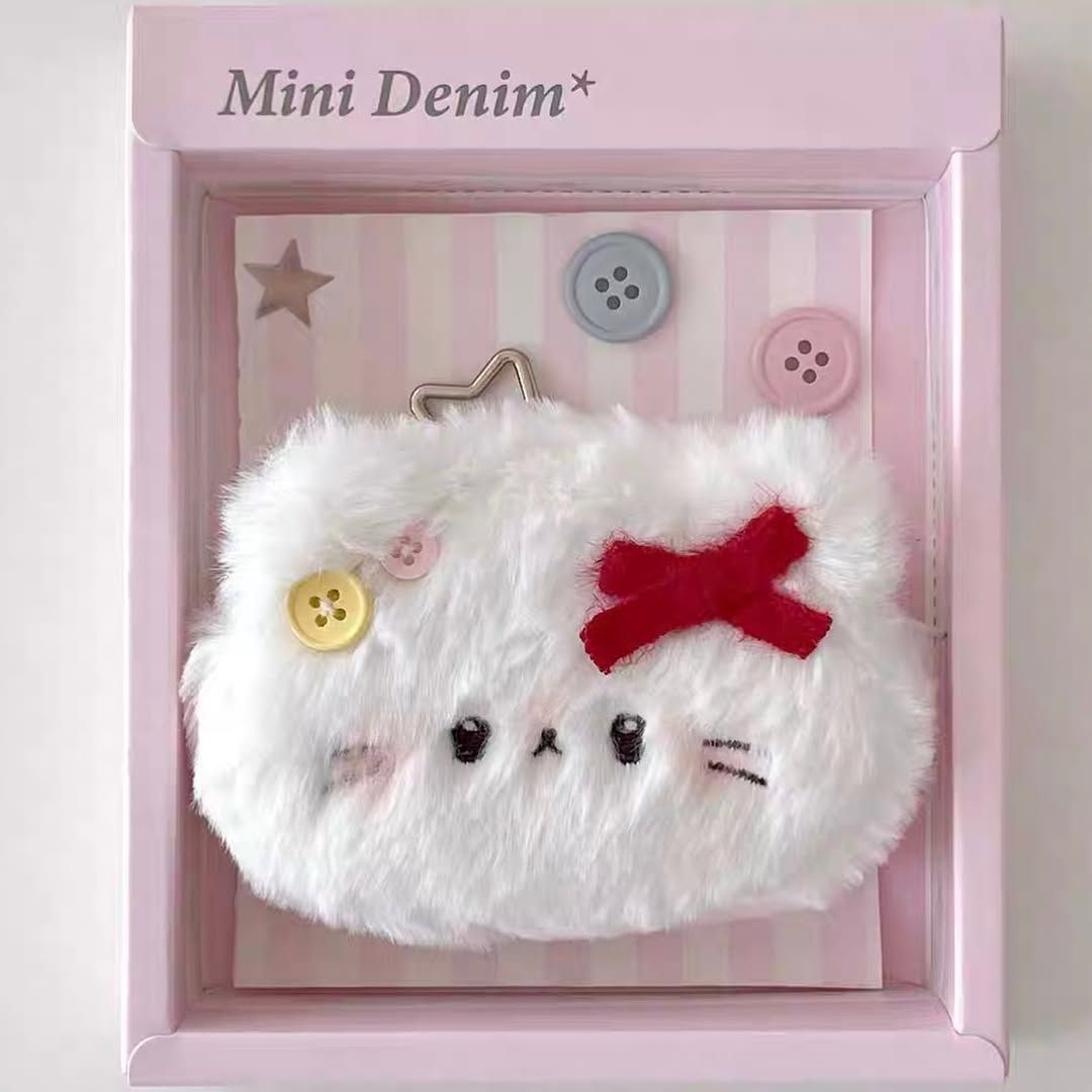 Original Rizhi Store Dessert Earphone Case Plush Keychain Pouch - Multipurpose