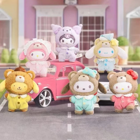 TOPTOY Sanrio Family Latte Baby Plush Doll Series Blind Box