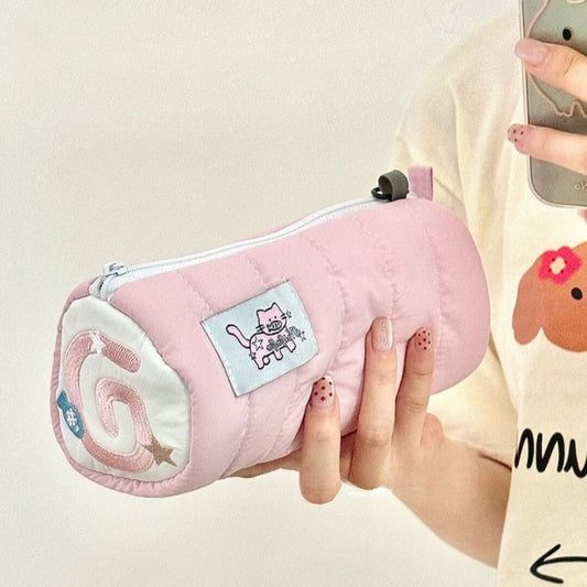 Cute Cat-Themed Pencil Pouch
