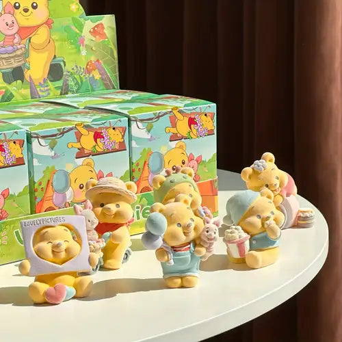 Winnie the Pooh - NINI Mini Flocked Figure Blind Box (Series 2) (Single Pc)