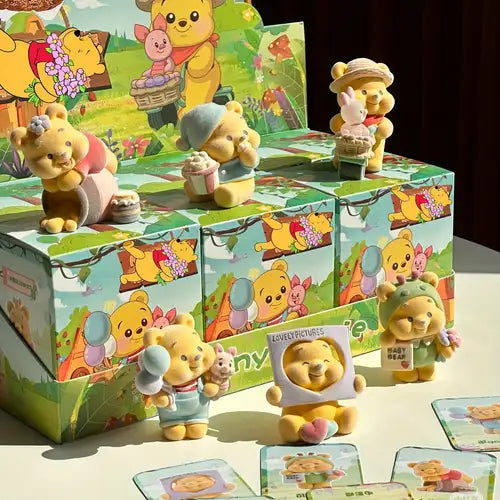 Winnie the Pooh - NINI Mini Flocked Figure Blind Box (Series 2) (Single Pc)