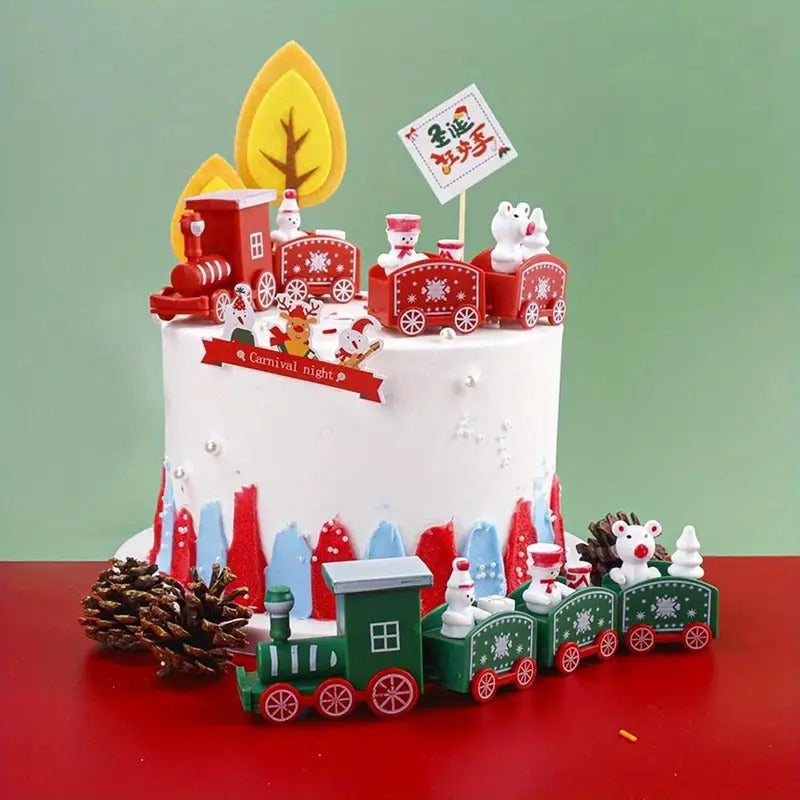 Christmas Toy Train  Cake Topper - ONLY PREORDER