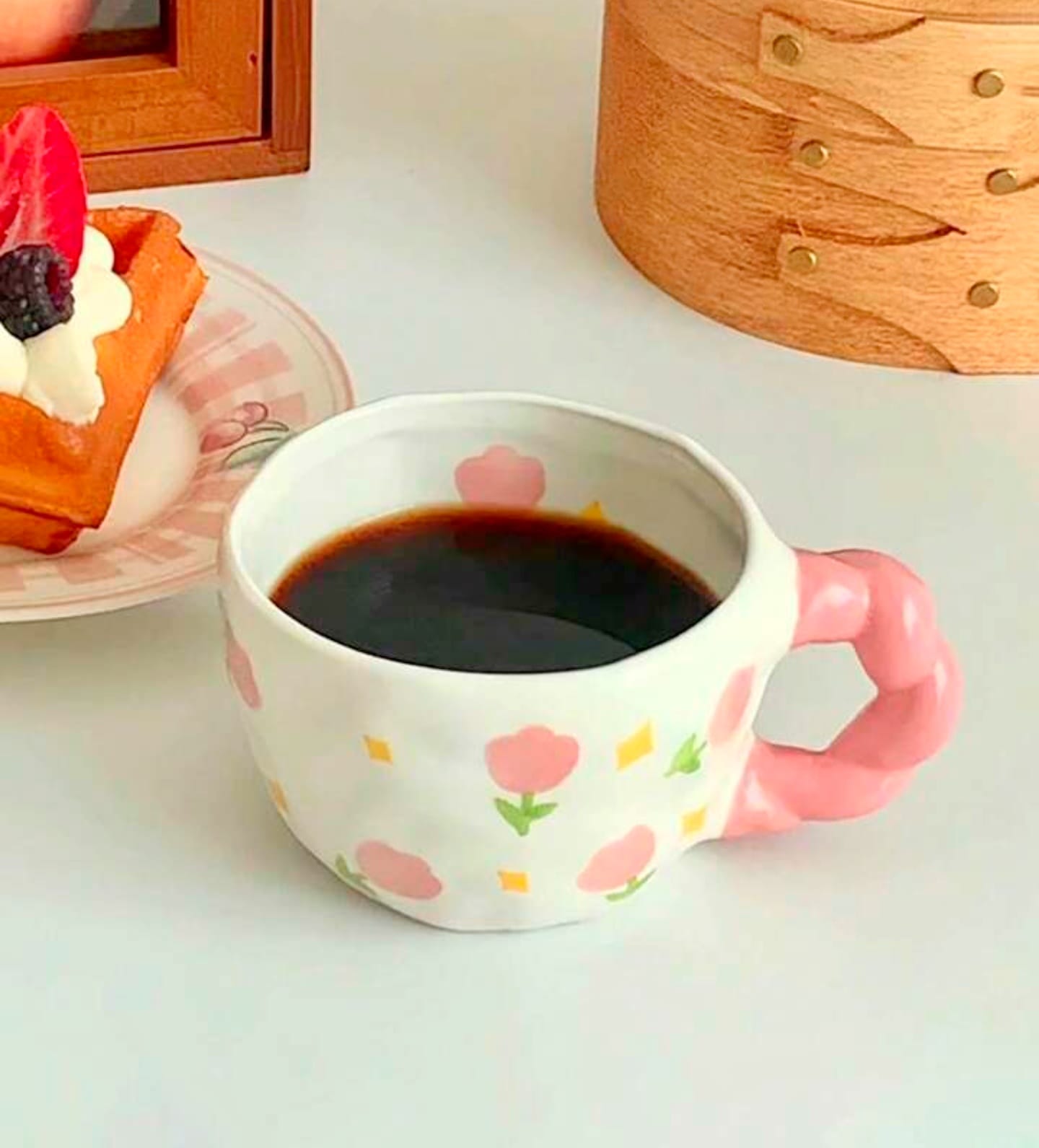 Pinterest Hand-Painted Tulip Mug