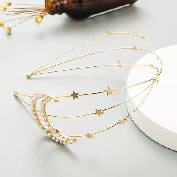 Star Moon Pinterest Headband