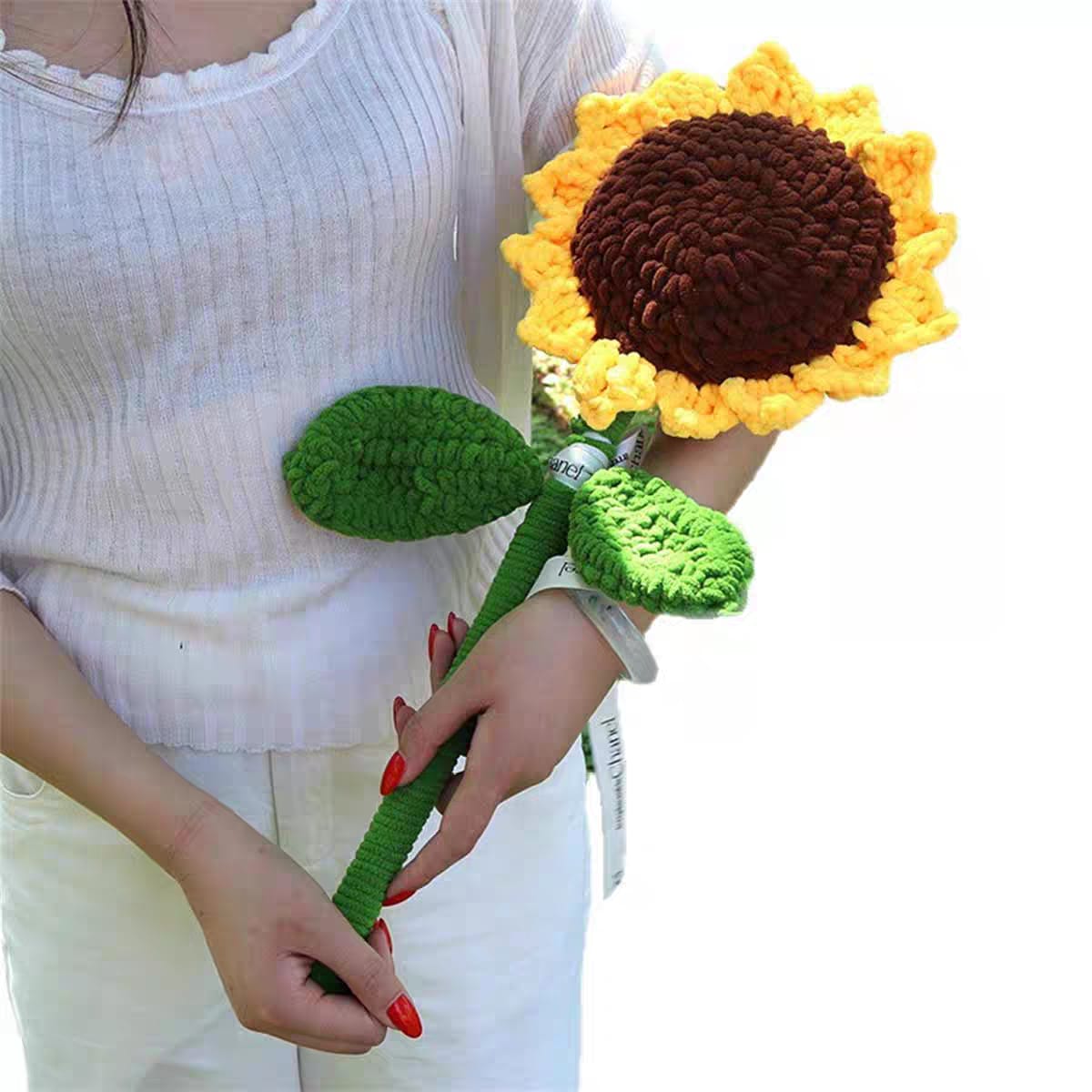 Giant Handmade Sunflower Crochet