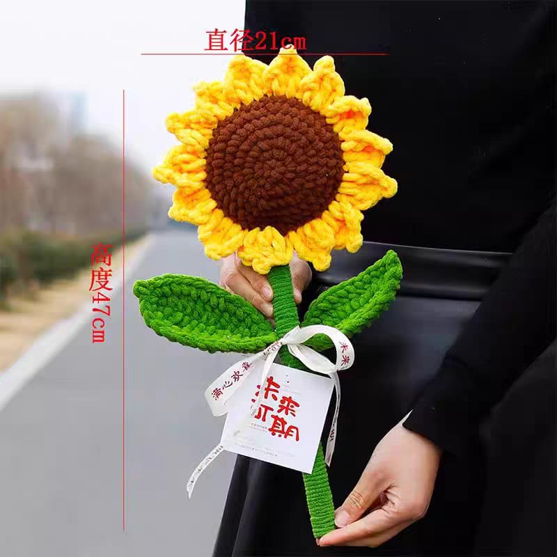 Giant Handmade Sunflower Crochet