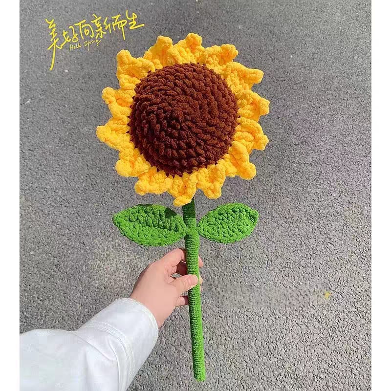 Giant Handmade Sunflower Crochet
