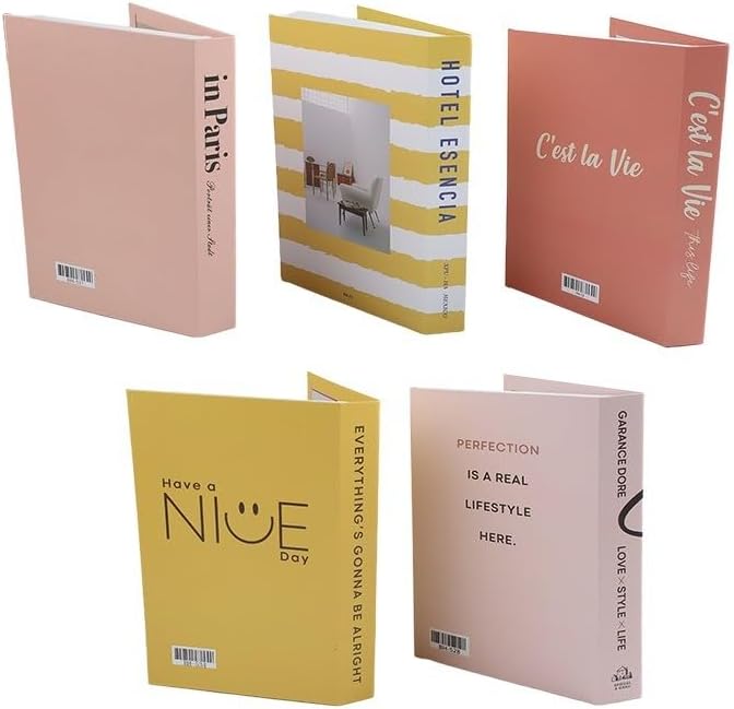 Minimalist Foldable Decorative Fake Books