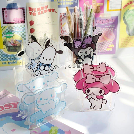 Acrylic DIY Sanrio Mini Pen Stand