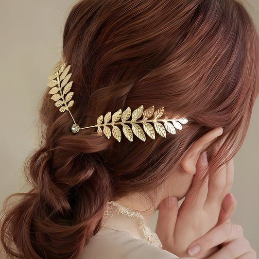 Pinterest Leafy Minimalist Hair Accessory