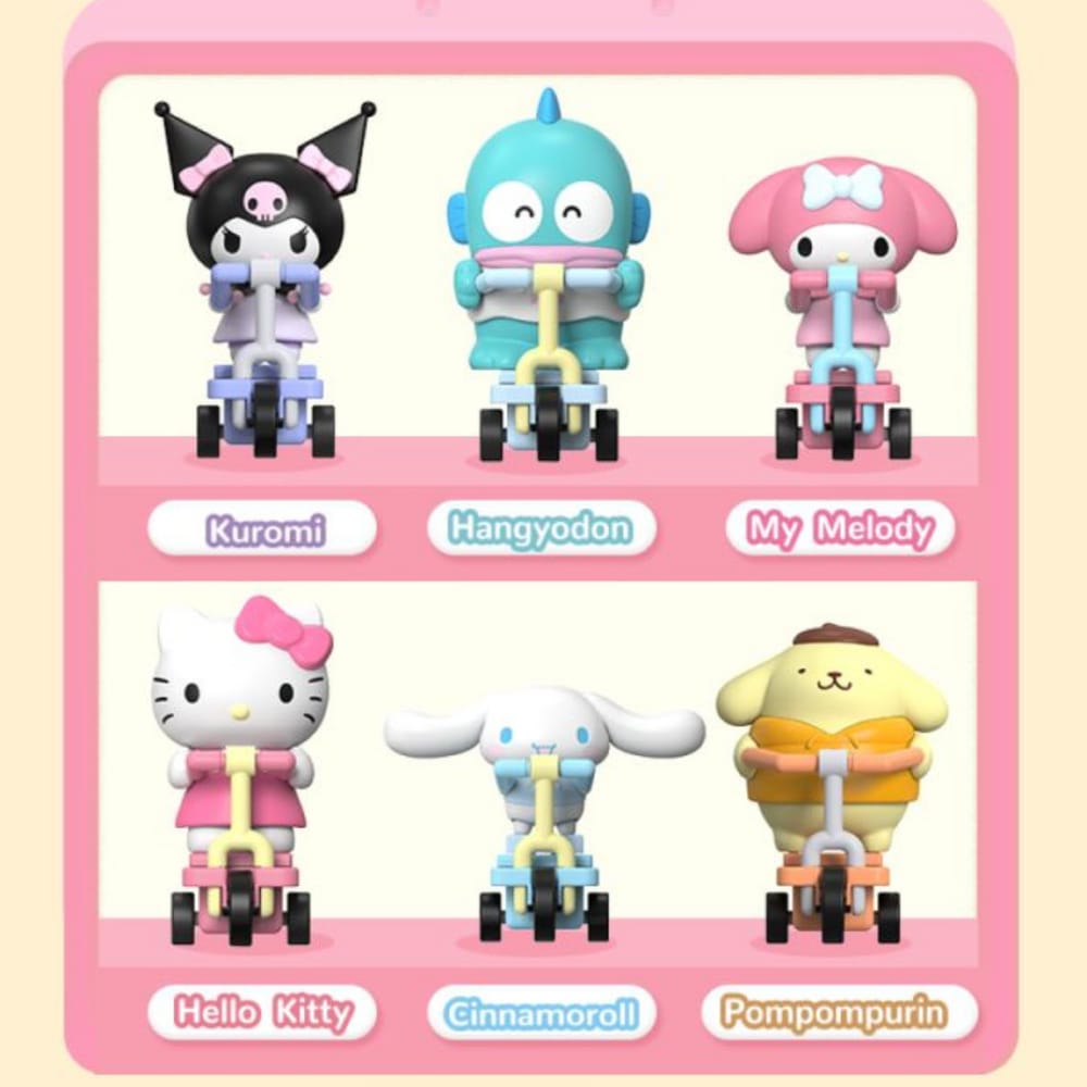 Sanrio Friends Scooter Series Moveable Blind Box(Single Pc)