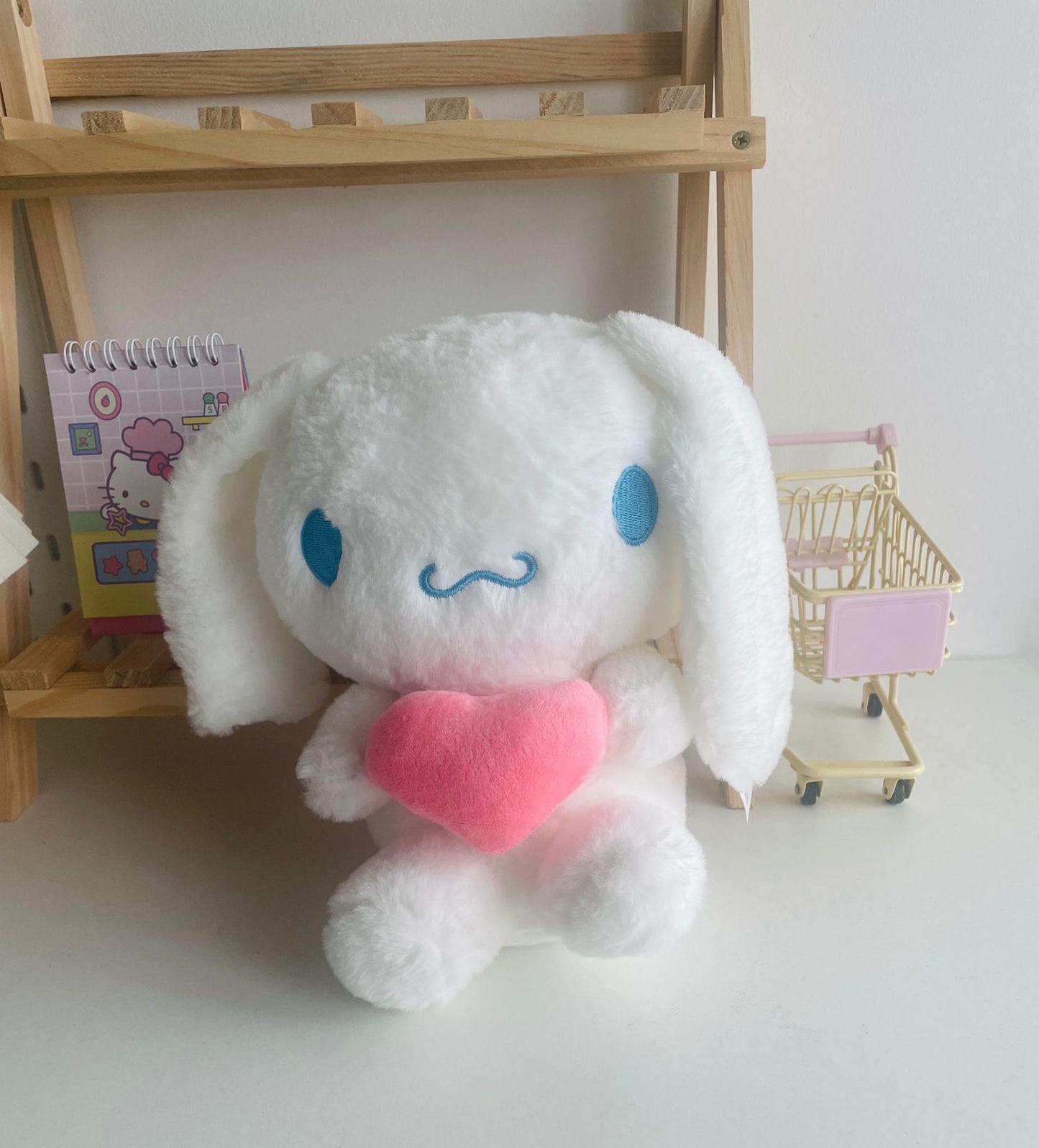 Kawaii Sanrio Plush Mini Cinnamoroll with Pink Heart - 8inch