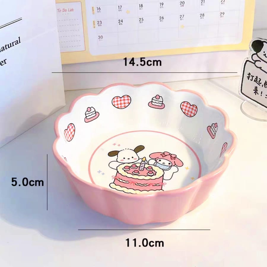 Kawaii Sanrio Ceramic Bowl