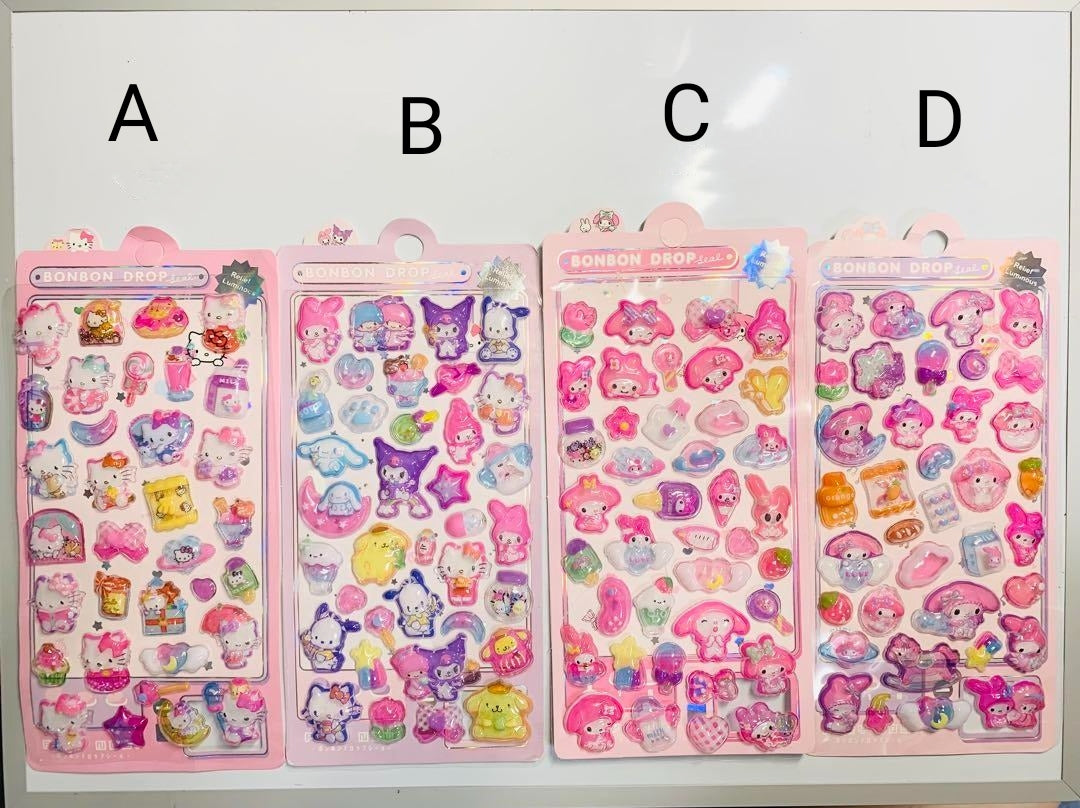 Sanrio 3D Stickers