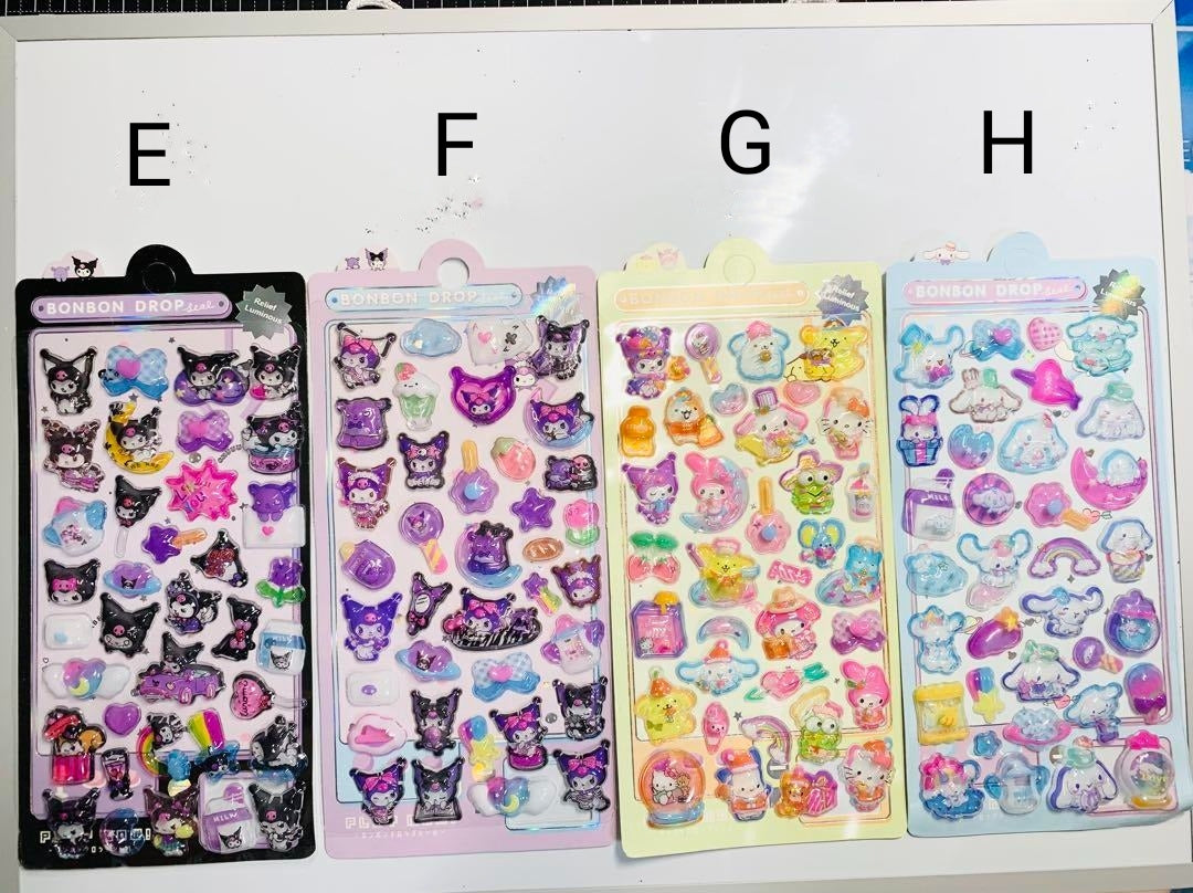 Sanrio 3D Stickers