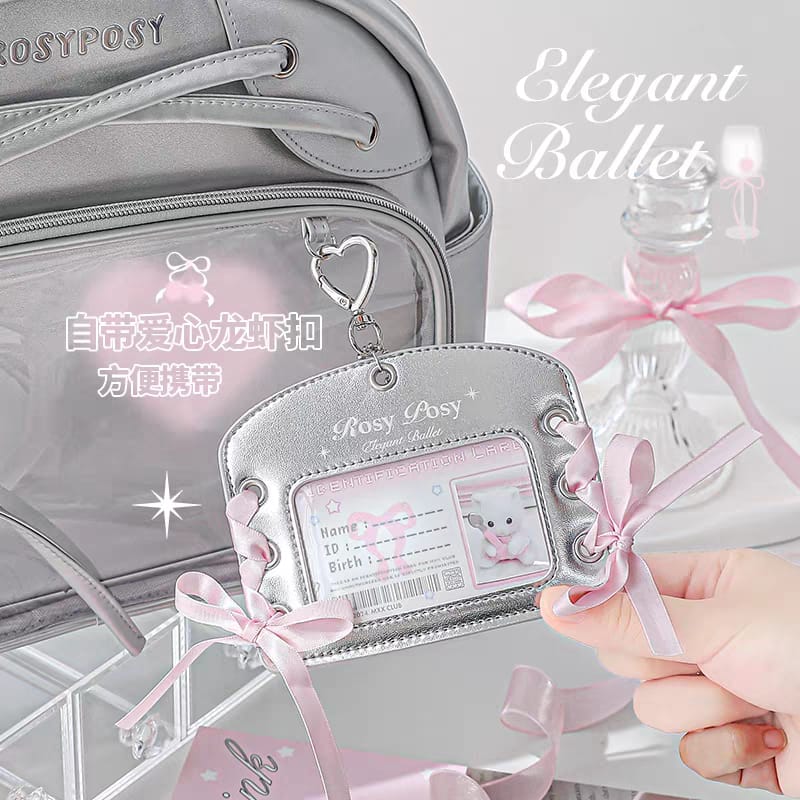 Rosyposy PU Leather Photo Card/ID Card Holder - Horizontal Design