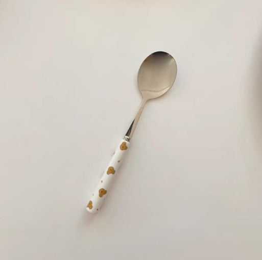 Korean Aesthetic Bear Bowl - Only Spoon