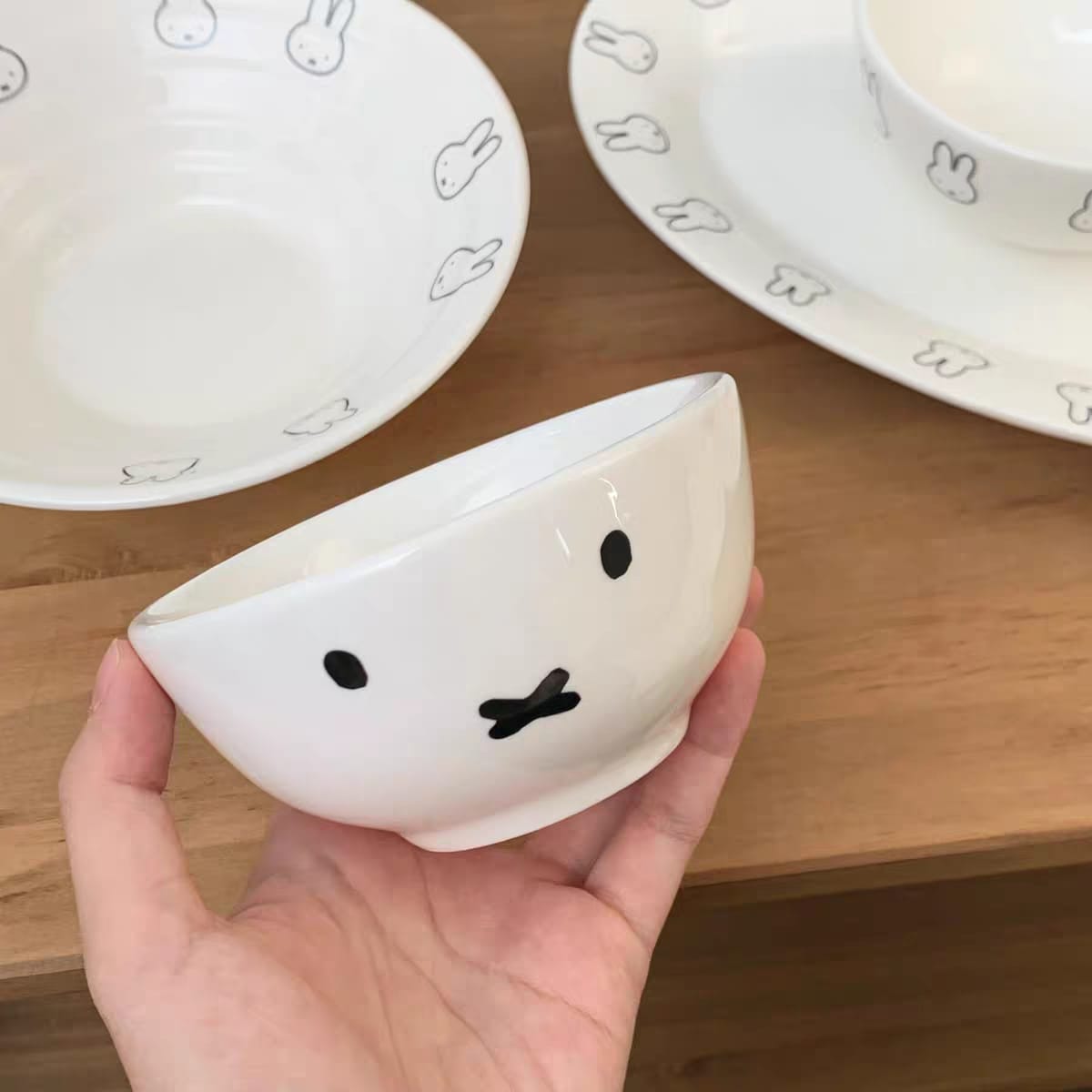Cute Miffy Ceramic Breakfast Set - Set of 3