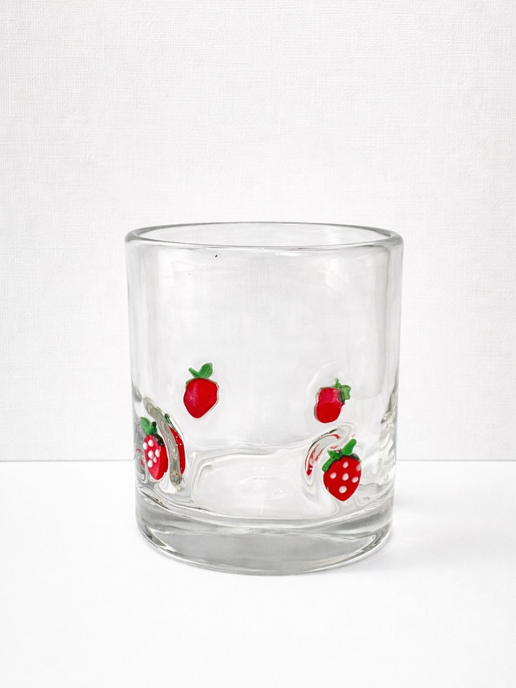 Strawberry Icon Glass Tumbler