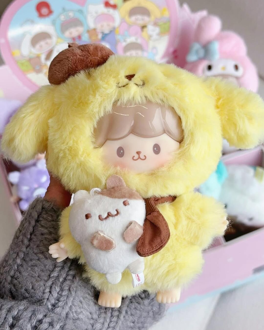 Zzoton x Sanrio Love League Buddies Series Vinyl Plush Keychain Blind Box