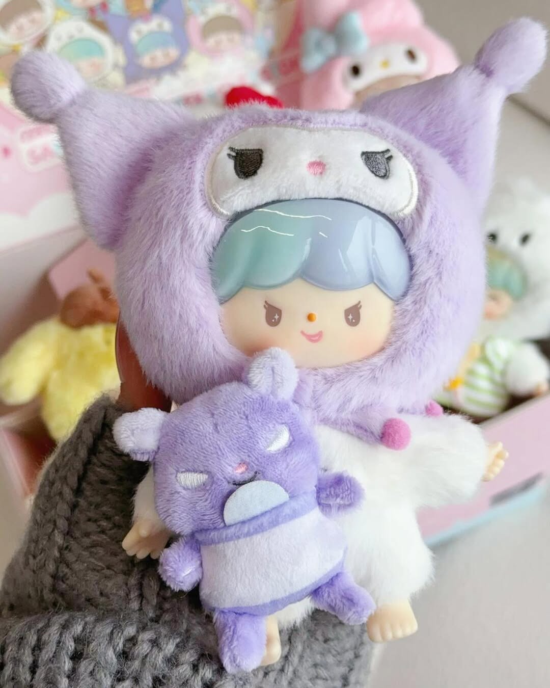 Zzoton x Sanrio Love League Buddies Series Vinyl Plush Keychain Blind Box