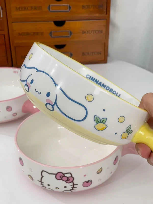 Sanrio Handle Ceramic Bowl