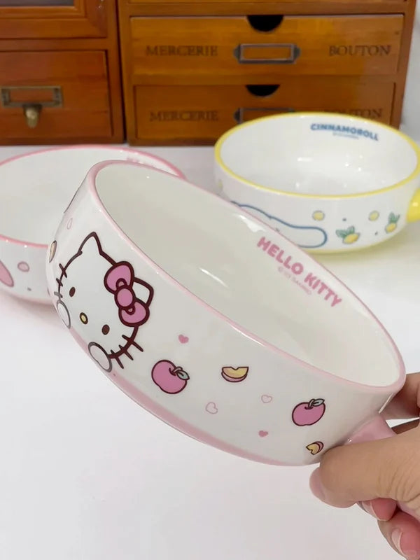 Sanrio Handle Ceramic Bowl