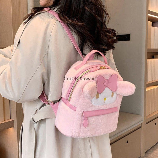 Sanrio Fur Backpack