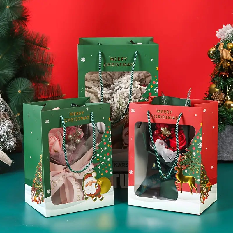 Christmas gift bags - Green