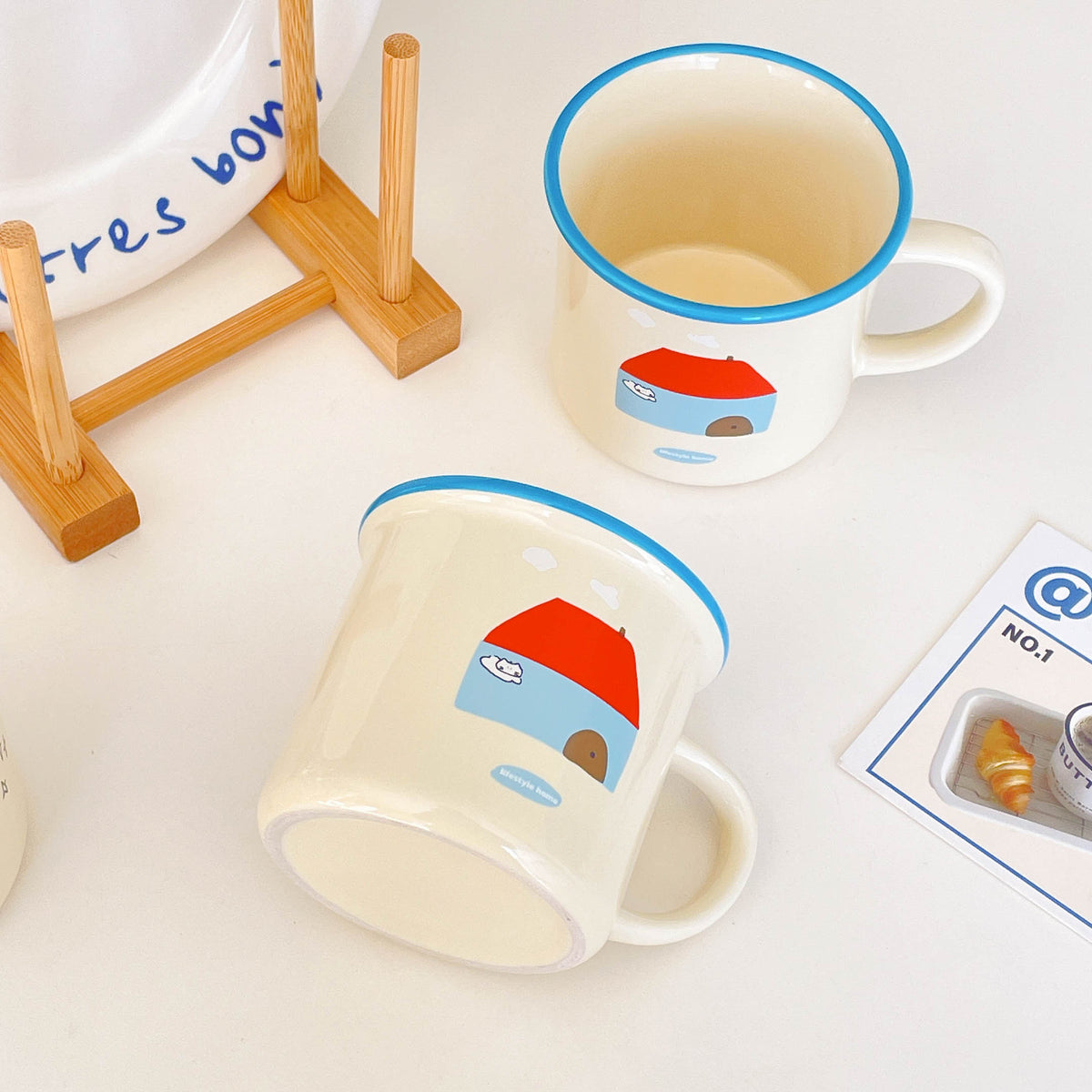 Sweet House Ceramic Handle Mug
