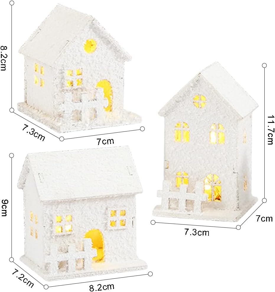 Miniature Snow House with LED Light